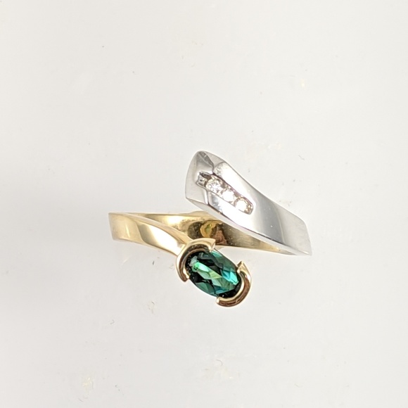 Green Tourmaline ring